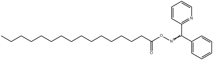 Methanone, phenyl-2-pyridinyl-, O-(1-oxohexadecyl)oxime