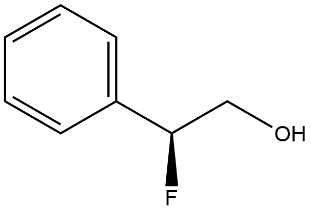 (S)-2-fluoro-2-phenylethan-1-ol Struktur