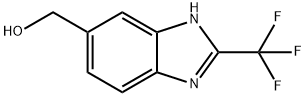 1H-Benzimidazole-6-methanol, 2-(trifluoromethyl)- Struktur