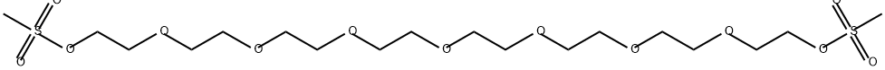 3,6,9,12,15,18,21-Heptaoxatricosane-1,23-diol, 1,23-dimethanesulfonate Structure