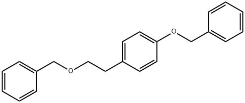 Benzene, 1-(phenylmethoxy)-4-[2-(phenylmethoxy)ethyl]- Struktur