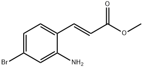 2-Propenoic acid, 3-(2-amino-4-bromophenyl)-, methyl ester, (2E)-