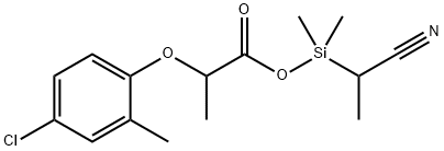 Propanoic acid, 2-(4-chloro-2-methylphenoxy)-, (1-cyanoethyl)dimethylsilyl ester