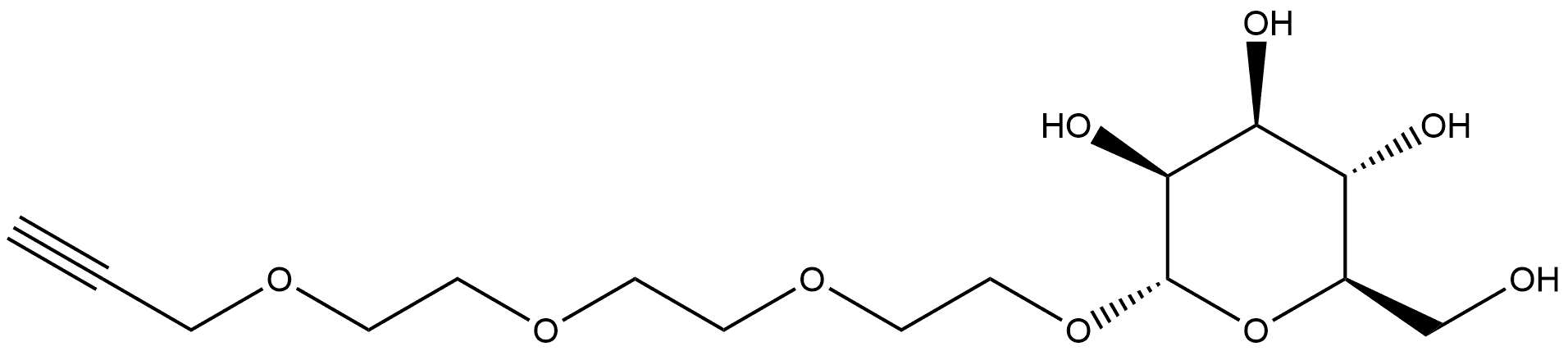 ALPHA-MANN-PEG3-ALKYNE, 1072903-80-0, 結(jié)構(gòu)式