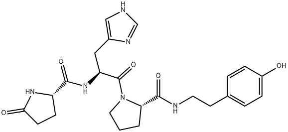 pyroglutamyl-histidyl-proline-tyramine Struktur