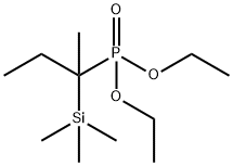 Phosphonic acid, [1-methyl-1-(trimethylsilyl)propyl]-, diethyl ester (9CI) Struktur