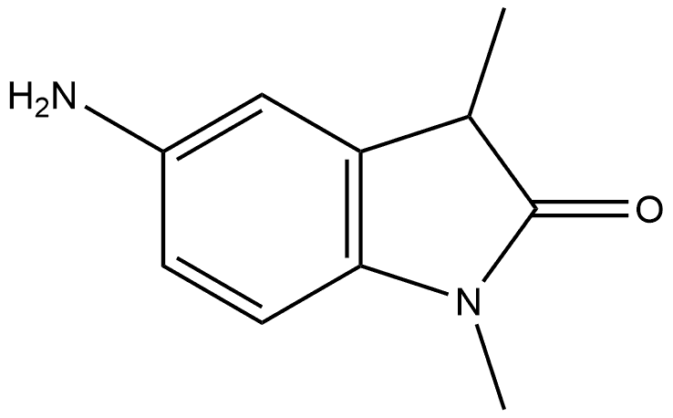 5-Amino-1,3-dihydro-1,3-dimethyl-2H-indol-2-one Struktur