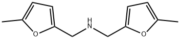 2-Furanmethanamine, 5-methyl-N-[(5-methyl-2-furanyl)methyl]- Struktur