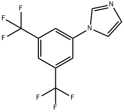 1-(3,5-bis(trifluoromethyl)phenyl)-1H-imidazole Structure