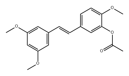 Phenol, 5-[2-(3,5-dimethoxyphenyl)ethenyl]-2-methoxy-, acetate, (E)- (9CI)