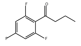 1-Butanone, 1-(2,4,6-trifluorophenyl)- Struktur