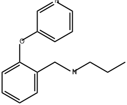 Benzenemethanamine, N-propyl-2-(3-pyridinyloxy)- Struktur