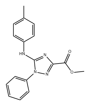 1H-1,2,4-Triazole-3-carboxylic acid, 5-[(4-methylphenyl)amino]-1-phenyl-, methyl ester