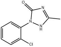 3H-1,2,4-Triazol-3-one, 2-(2-chlorophenyl)-1,2-dihydro-5-methyl- Struktur