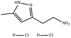 1H-Pyrazole-3-ethanamine, 5-methyl-, hydrochloride (1:2) Struktur