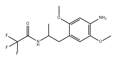 Acetamide, N-[2-(4-amino-2,5-dimethoxyphenyl)-1-methylethyl]-2,2,2-trifluoro-