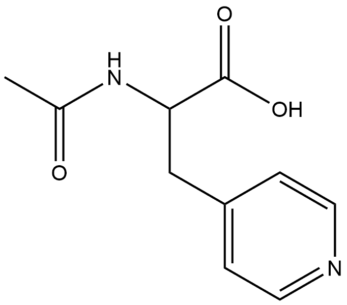 N-Ac-b-(4-Pyridyl)-RS-Alanine Struktur