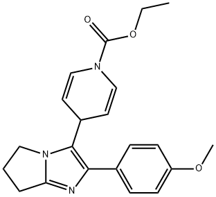 1(4H)-Pyridinecarboxylic acid, 4-[6,7-dihydro-2-(4-methoxyphenyl)-5H-pyrrolo[1,2-a]imidazol-3-yl]-, ethyl ester