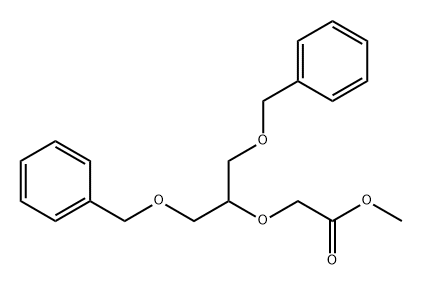 Acetic acid, 2-[2-(phenylmethoxy)-1-[(phenylmethoxy)methyl]ethoxy]-, methyl ester