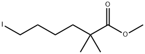 Hexanoic acid, 6-iodo-2,2-dimethyl-, methyl ester Struktur