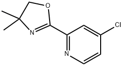 2-(4-Chloropyridin-2-yl)-4,4-dimethyl-4,5-dihydrooxazole Struktur