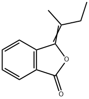 1(3H)-Isobenzofuranone, 3-(1-methylpropylidene)- Struktur