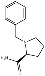 2-Pyrrolidinecarboxamide, 1-(phenylmethyl)-, (2S)- Struktur