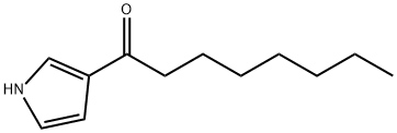 1-Octanone, 1-(1H-pyrrol-3-yl)- Struktur