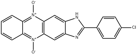 14-(4-chlorophenyl)-2,9,13,15-tetraazatetracyclo[8.7.0.0^{3,8}.0^{12,16}]heptadeca-1,3(8),4,6,9,11,13,16-octaene-2,9-diium-2,9-bis(olate) Struktur