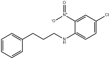 N-(4-Chloro-2-nitrophenyl)benzenepropanamine Struktur