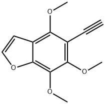 Benzofuran, 5-ethynyl-4,6,7-trimethoxy-