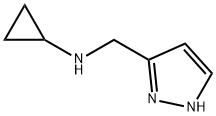 N-cyclopropyl-1H-Pyrazole-3-methanamine Struktur