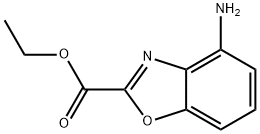 2-Benzoxazolecarboxylic acid, 4-amino-, ethyl ester Struktur