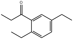 1-(2,5-Diethylphenyl)propan-1-one Struktur