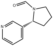 1-Pyrrolidinecarboxaldehyde, 2-(3-pyridinyl)-, (R)- (9CI) Struktur