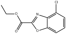 Ethyl 4-chlorobenzo[d]oxazole-2-carboxylate Struktur