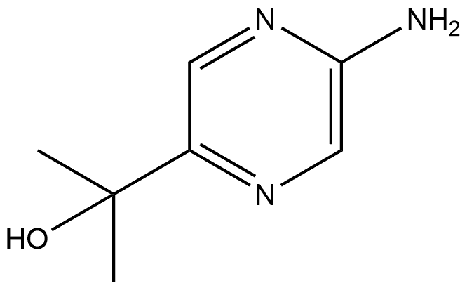 2-(5-aminopyrazin-2-yl)propan-2-ol Struktur