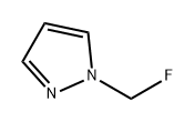 1H-Pyrazole, 1-(fluoromethyl)- Struktur