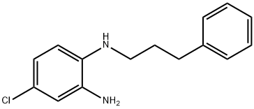 4-Chloro-N1-(3-phenylpropyl)-1,2-benzenediamine Struktur