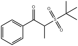 1-Propanone, 2-[(1,1-dimethylethyl)sulfonyl]-1-phenyl- Struktur