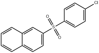 4-Chlorophenyl 2-naphthyl sulfone Struktur