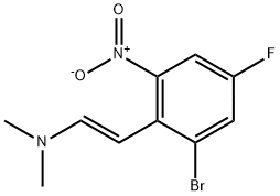 Ethenamine, 2-(2-bromo-4-fluoro-6-nitrophenyl)-N,N-dimethyl-, (1E)-