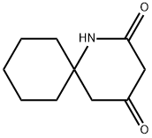 1-Azaspiro[5.5]undecane-2,4-dione Struktur