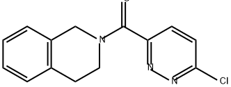 Methanone, (6-chloro-3-pyridazinyl)(3,4-dihydro-2(1H)-isoquinolinyl)- Struktur