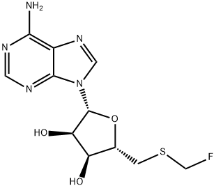 5'-deoxy-5'-((monofluoromethyl)thio)adenosine Struktur