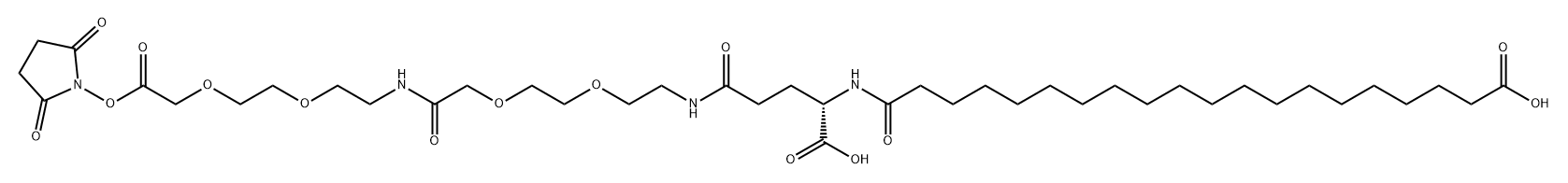 C20-γ-Glu(AEEA-AEEA-OSu)-OH