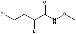 2,4-Dibromo-N-methoxybutanamide Struktur