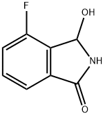 1H-Isoindol-1-one, 4-fluoro-2,3-dihydro-3-hydroxy- Struktur