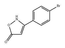 3-(4-溴苯基)異惡唑-5(2H)-酮, 1195674-03-3, 結(jié)構(gòu)式