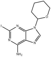 9H-Purin-6-amine, 2-iodo-9-(tetrahydro-2H-pyran-2-yl)-